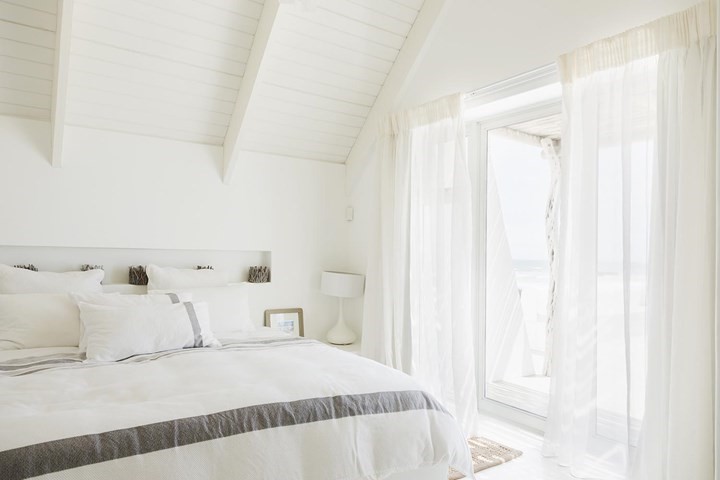 all white bedroom